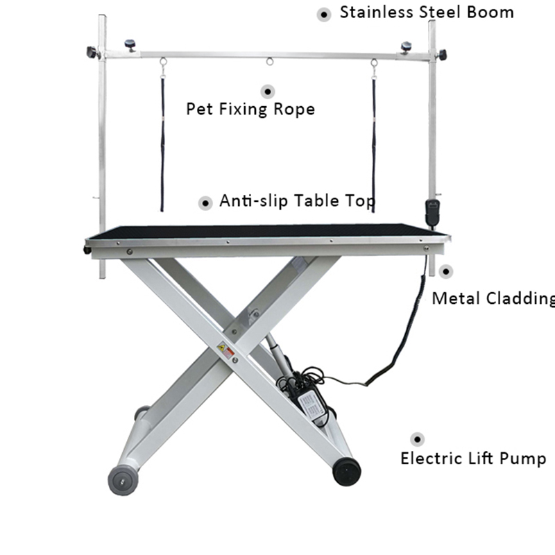 Mesa Veterinaria de Peluquería Canina de Acero Inoxidable N-108