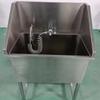 Lavabo para perros de acero inoxidable, bañera grande para SPA para perros, PLXYC-02