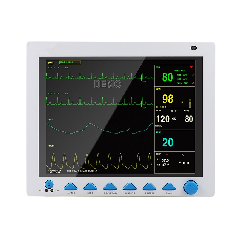 Monitor veterinario multiparamétrico portátil de 12,1 pulgadas CMS8000VET