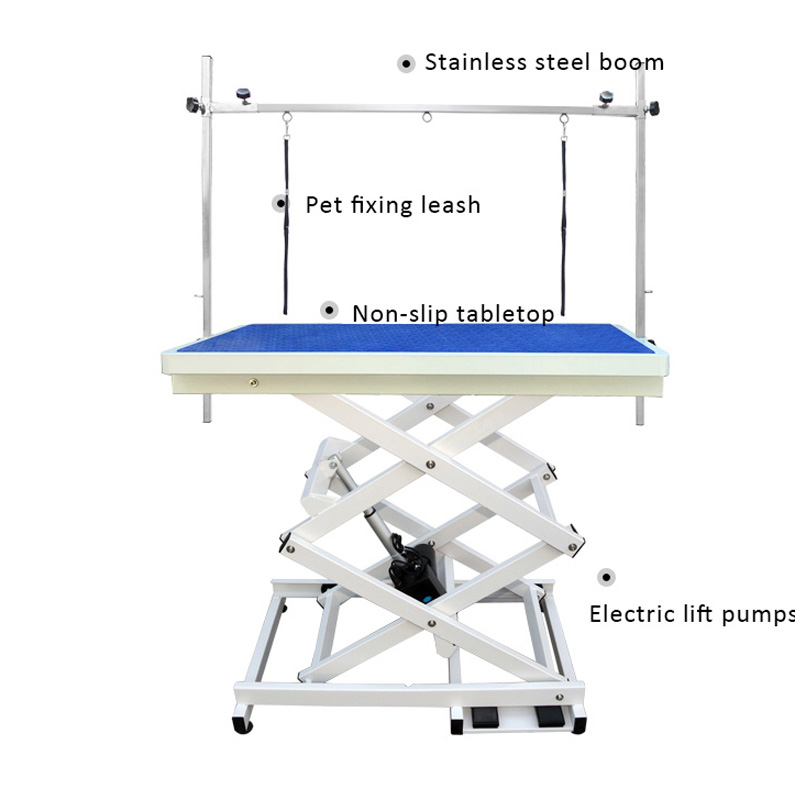 Mesa de peluquería canina eléctrica de acero inoxidable N-109A